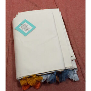 Pillowfort 42"x 63" Tassel Kids' Blackout Window Curtain Panel White*